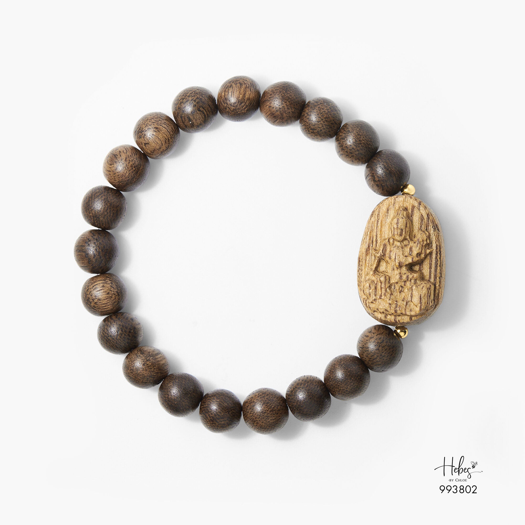 Vietnamese Agarwood Kuan Yin Bracelet 993802