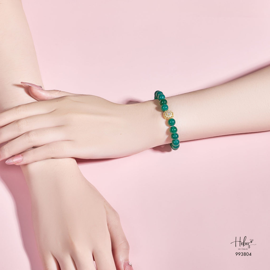 Glimmer Green Agate Bracelet 993804