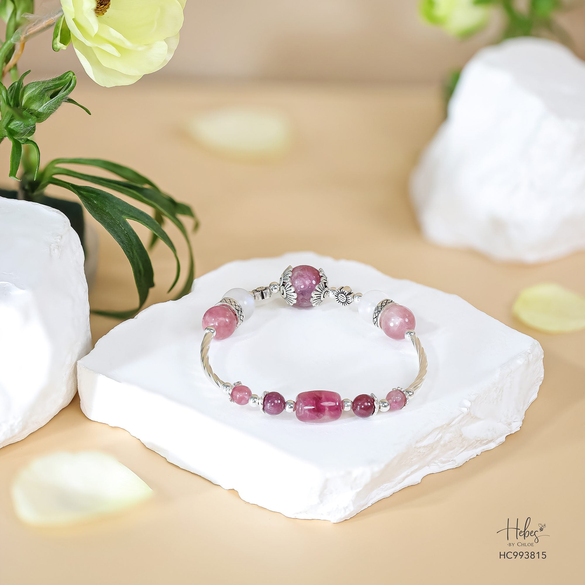 Custom Limited Pink Tourmaline Bracelet 993815