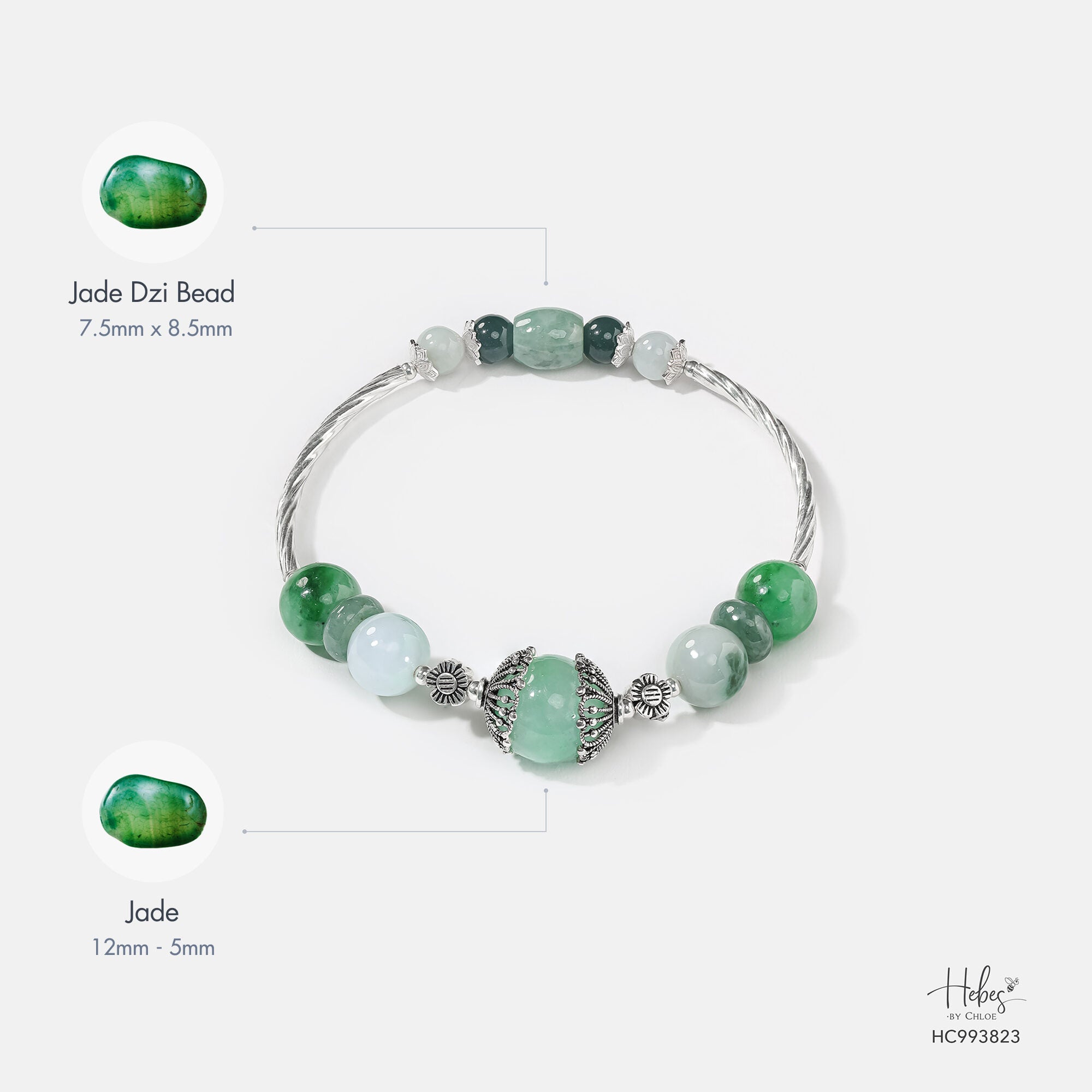 Earth Aura Jade Bracelet 993823