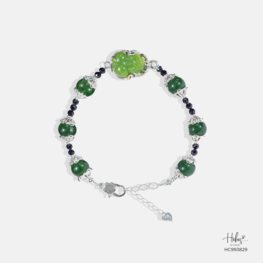 Earth Aura Green Tourmaline Bracelet 993829