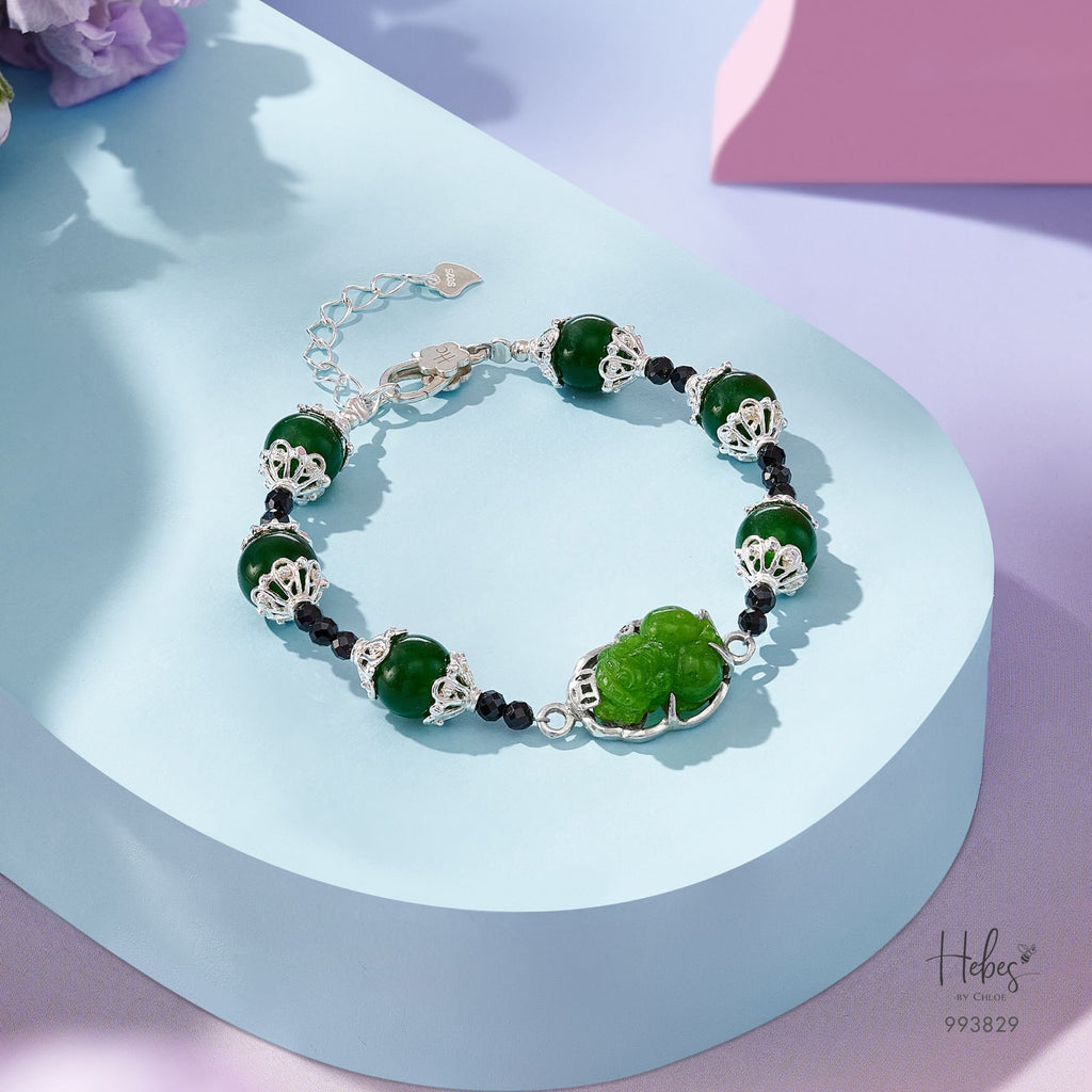 Earth Aura Green Tourmaline Bracelet 993829