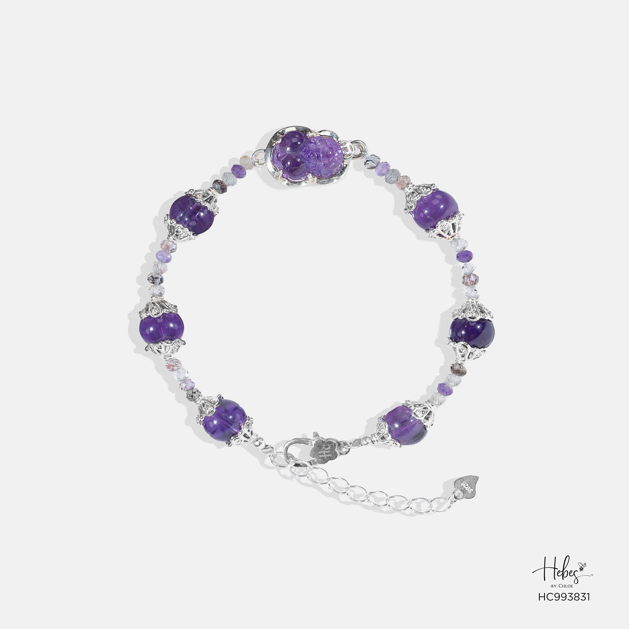 Earth Aura Amethyst Bracelet 993831