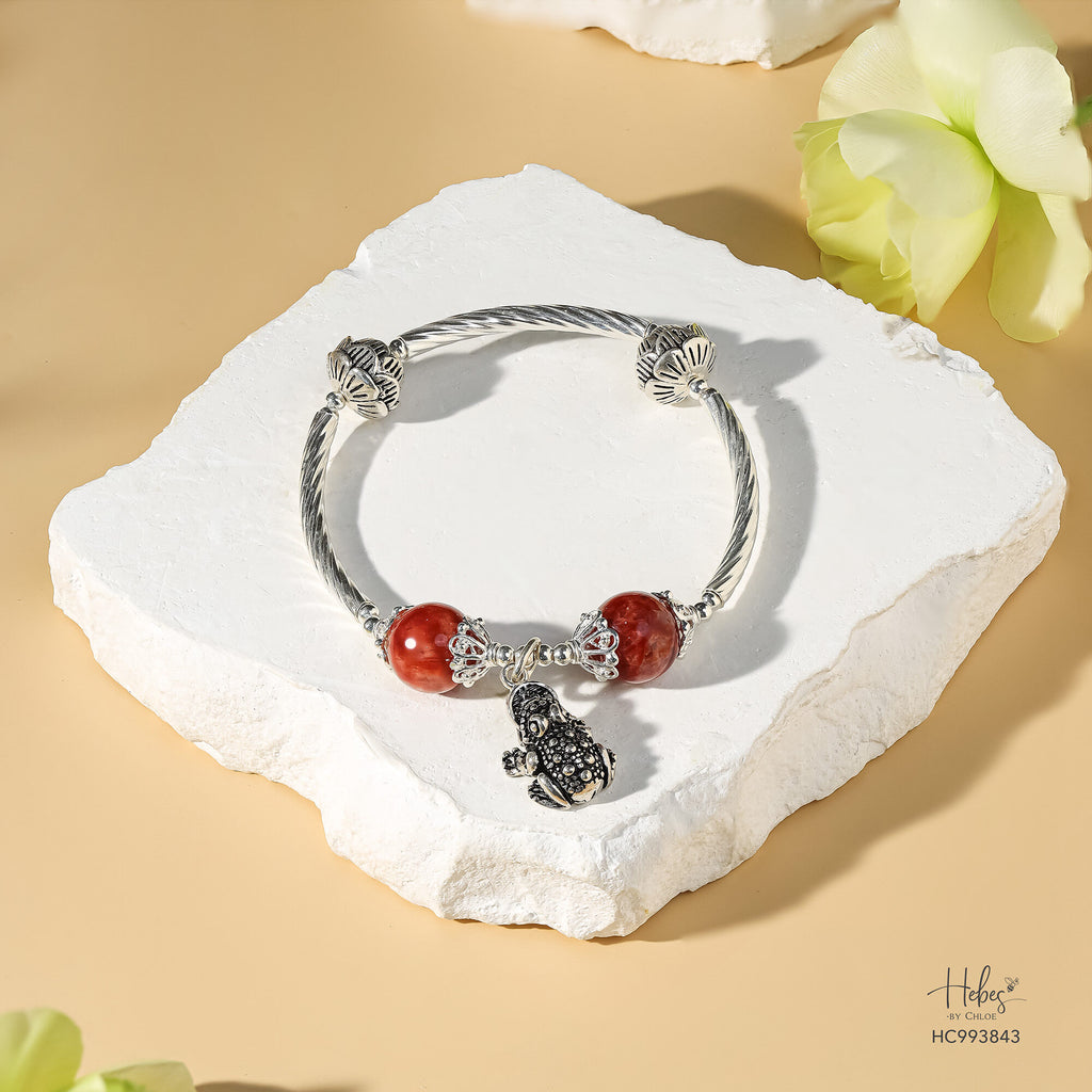 Abundant Flow Lodolite Quartz Bracelet 993843