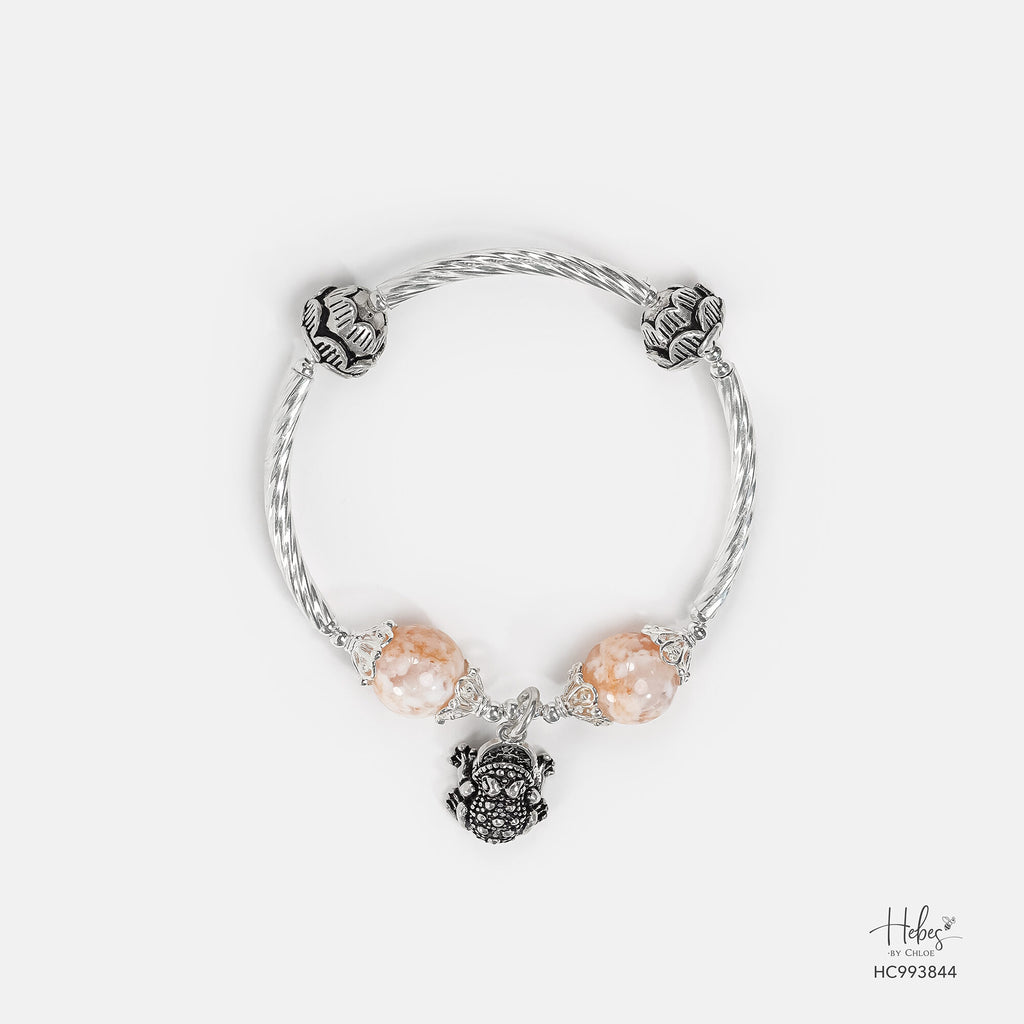Abundant Flow Lodolite Quartz Bracelet 993844