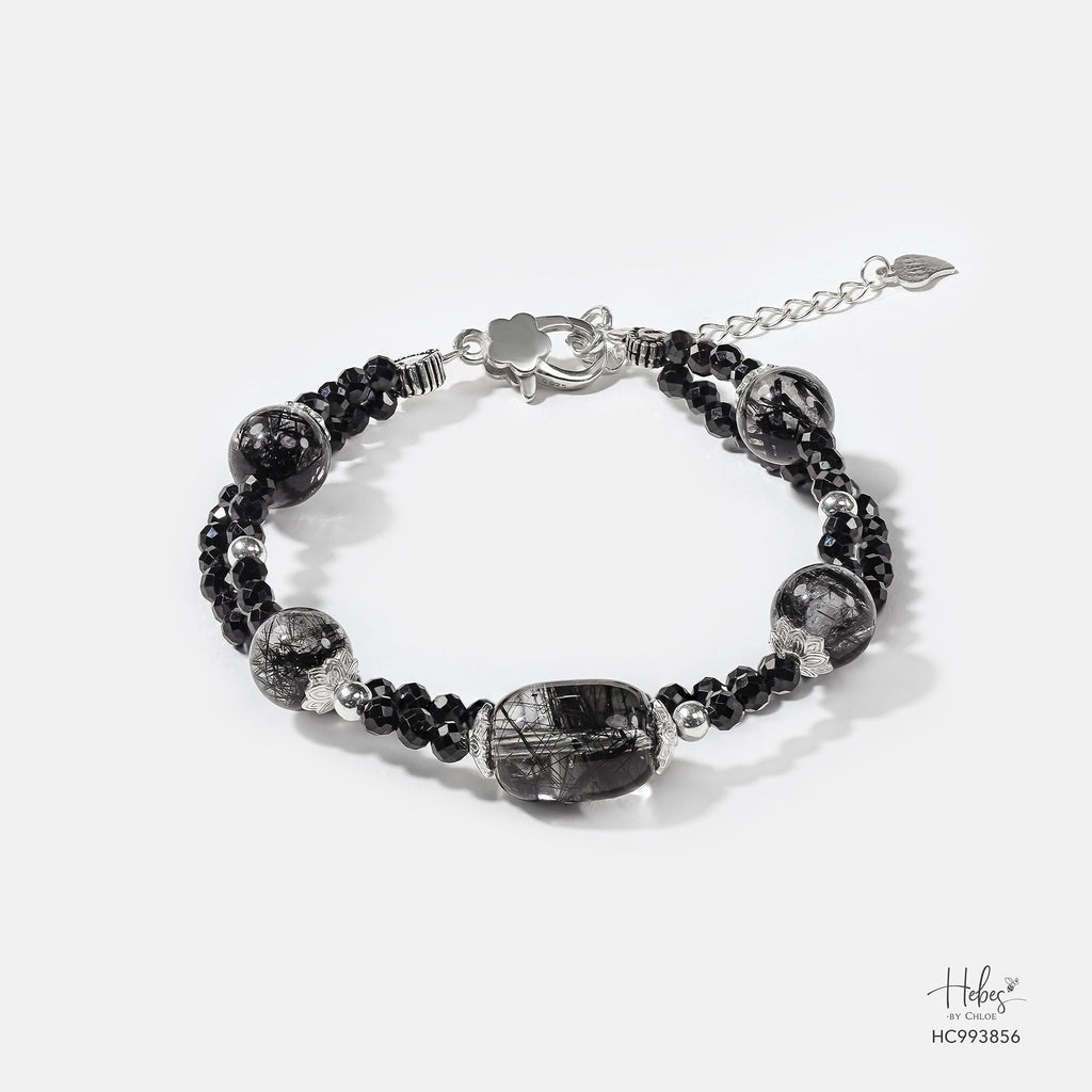 Glimmer Black Rutilated Quartz Bracelet 993856