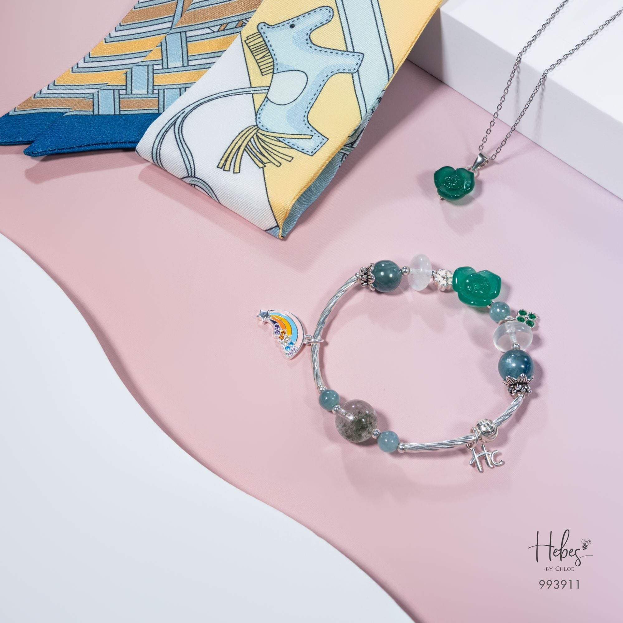 Earth Aura Green Agate Gift Set 993911