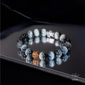 The Emperor Tiger Eye with Brown Rutilated Quartz Bracelet 993967