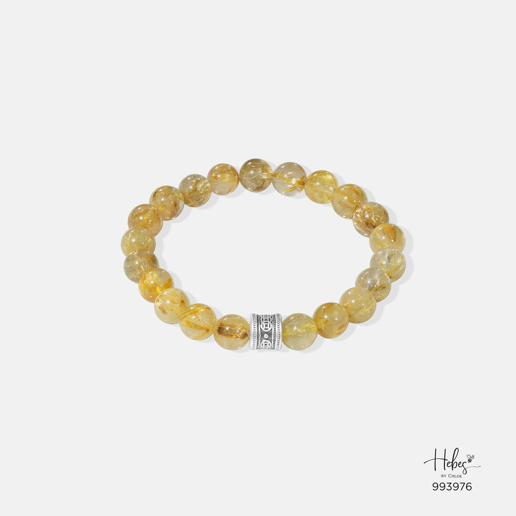 The Emperor Yellow Rutilated Quartz Bracelet 993976