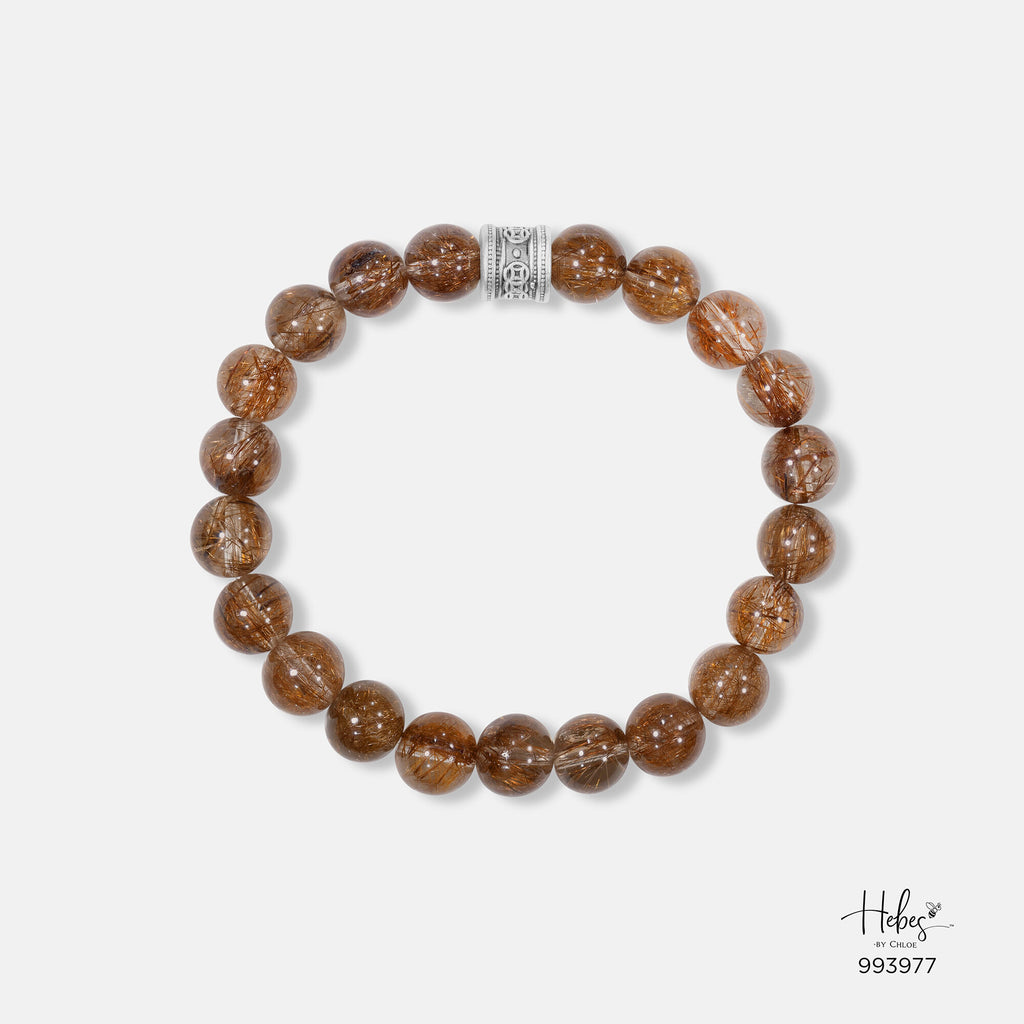 The Emperor Brown Rutilated Quartz Bracelet 993977
