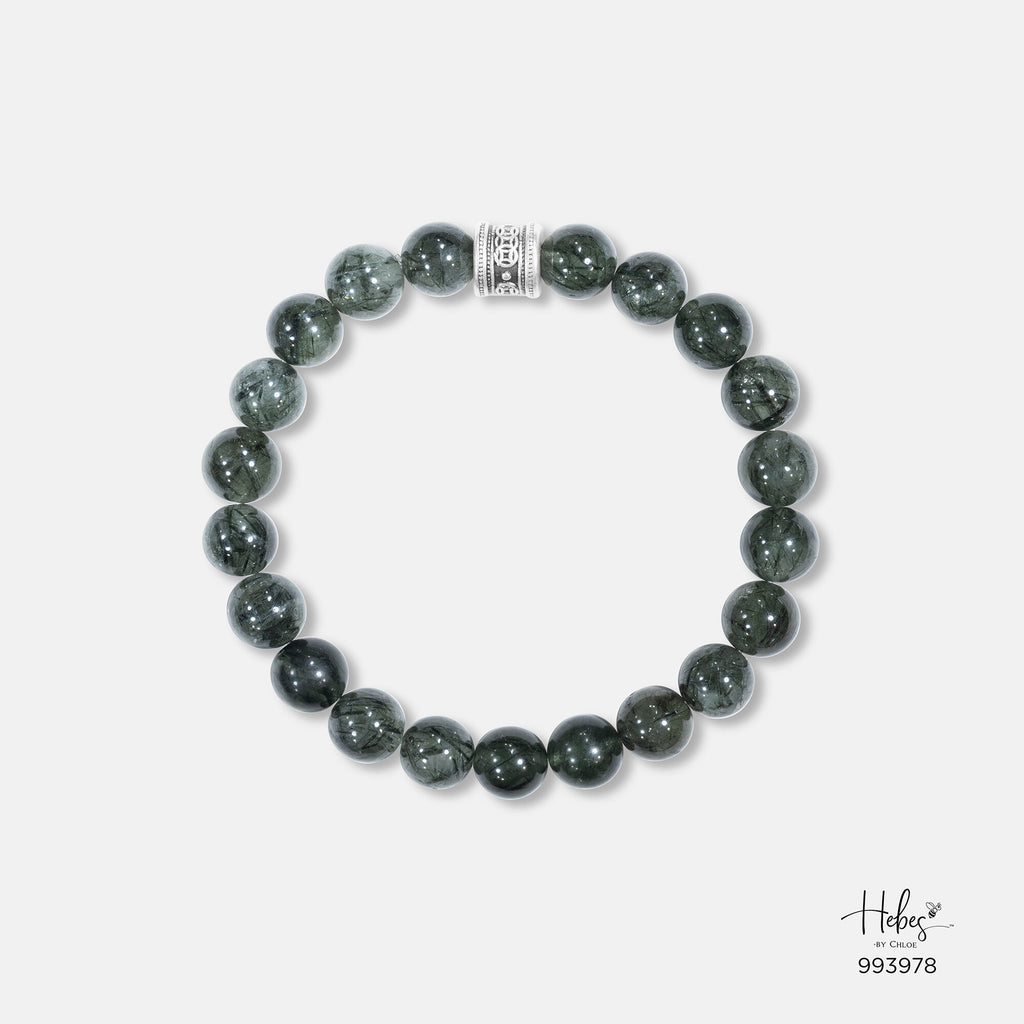 The Emperor Green Rutilated Quartz Bracelet 993978