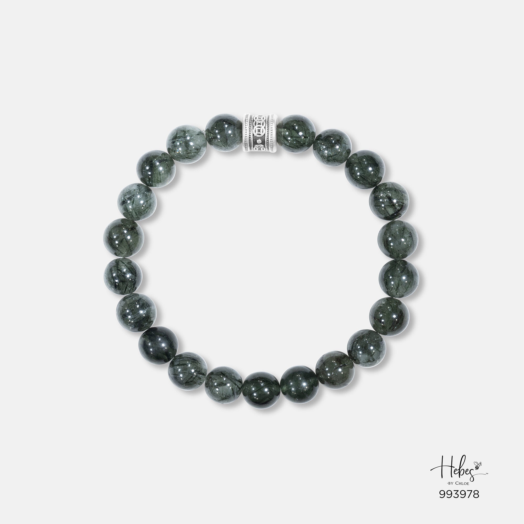 The Emperor Green Rutilated Quartz Bracelet 993978