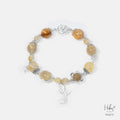 Yellow Rutilated Quartz Bracelet 994019
