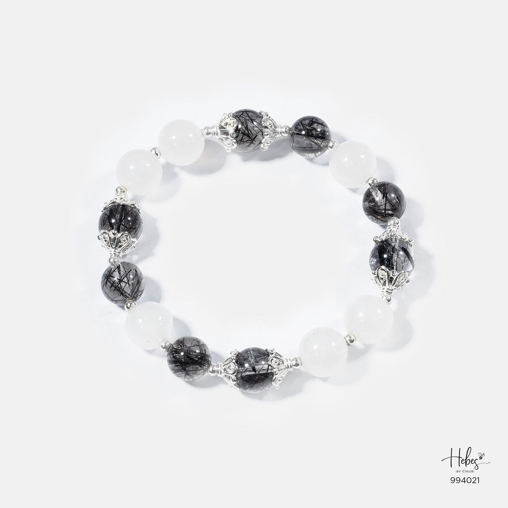 Black Rutilated Quartz Bracelet 994021