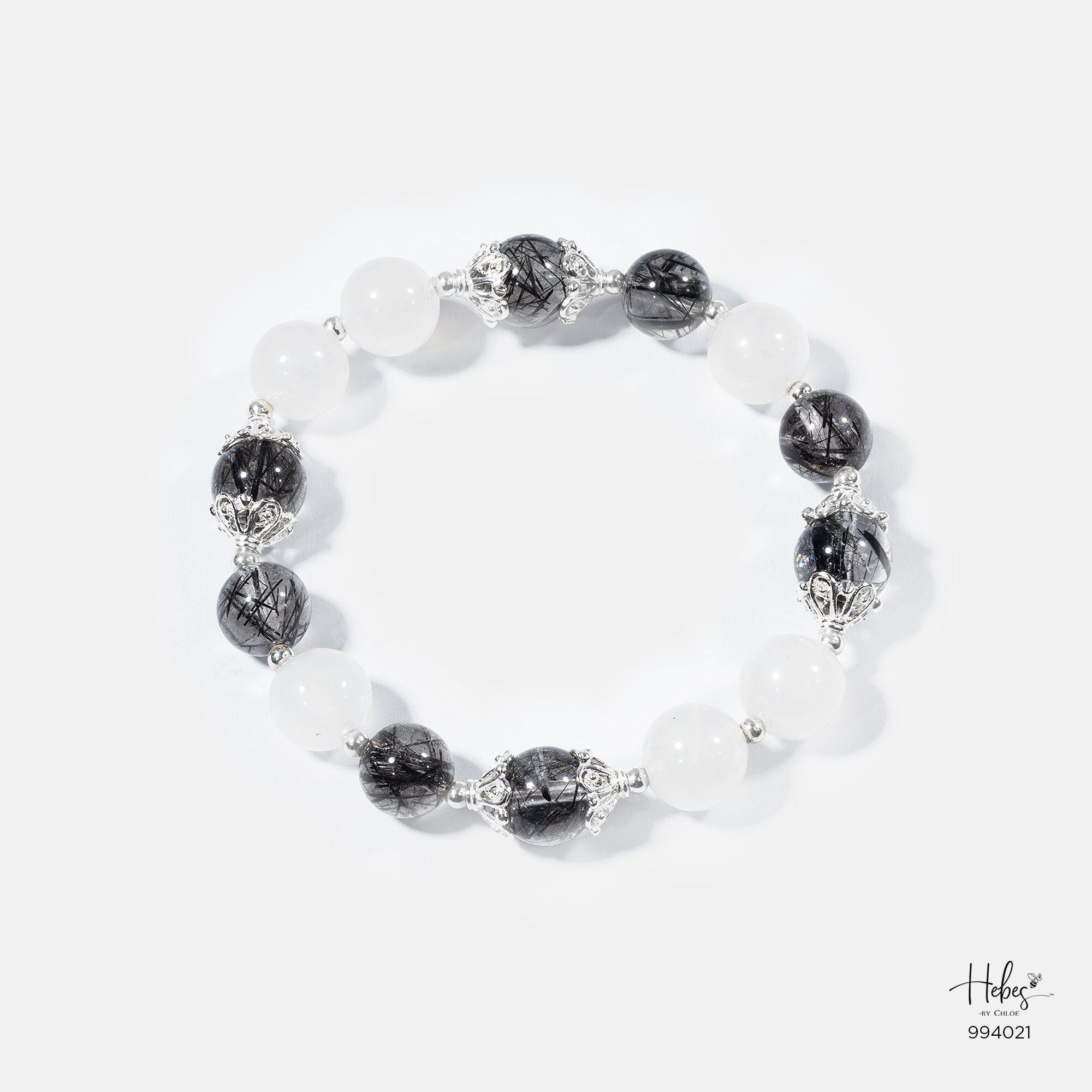 Black Rutilated Quartz Bracelet 994021