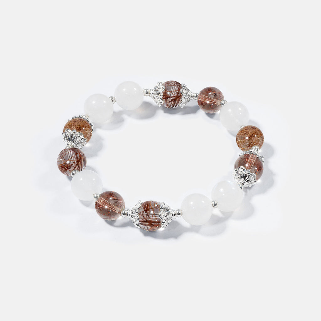 Brown Rutilated Quartz Bracelet 994023