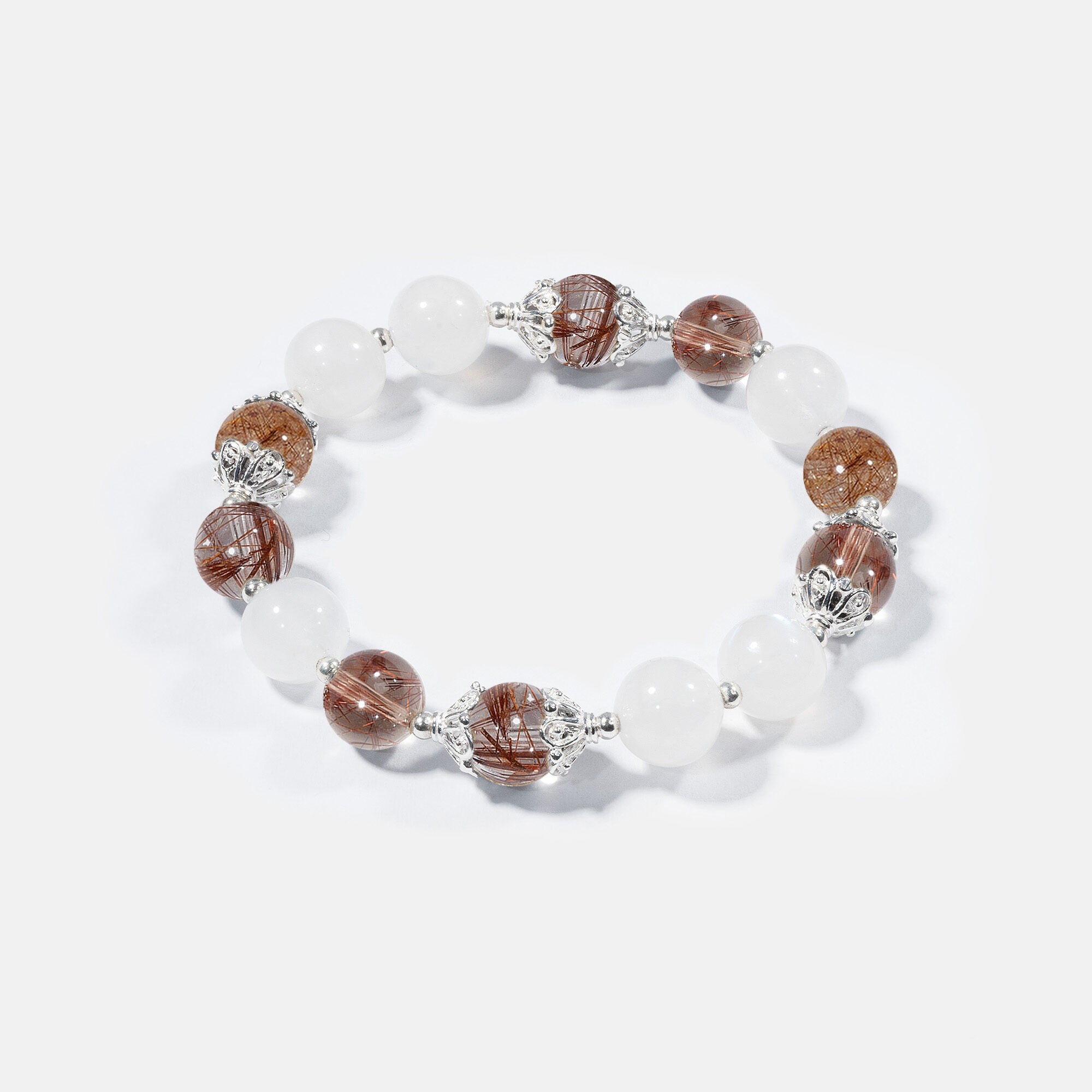 Brown Rutilated Quartz Bracelet 994023