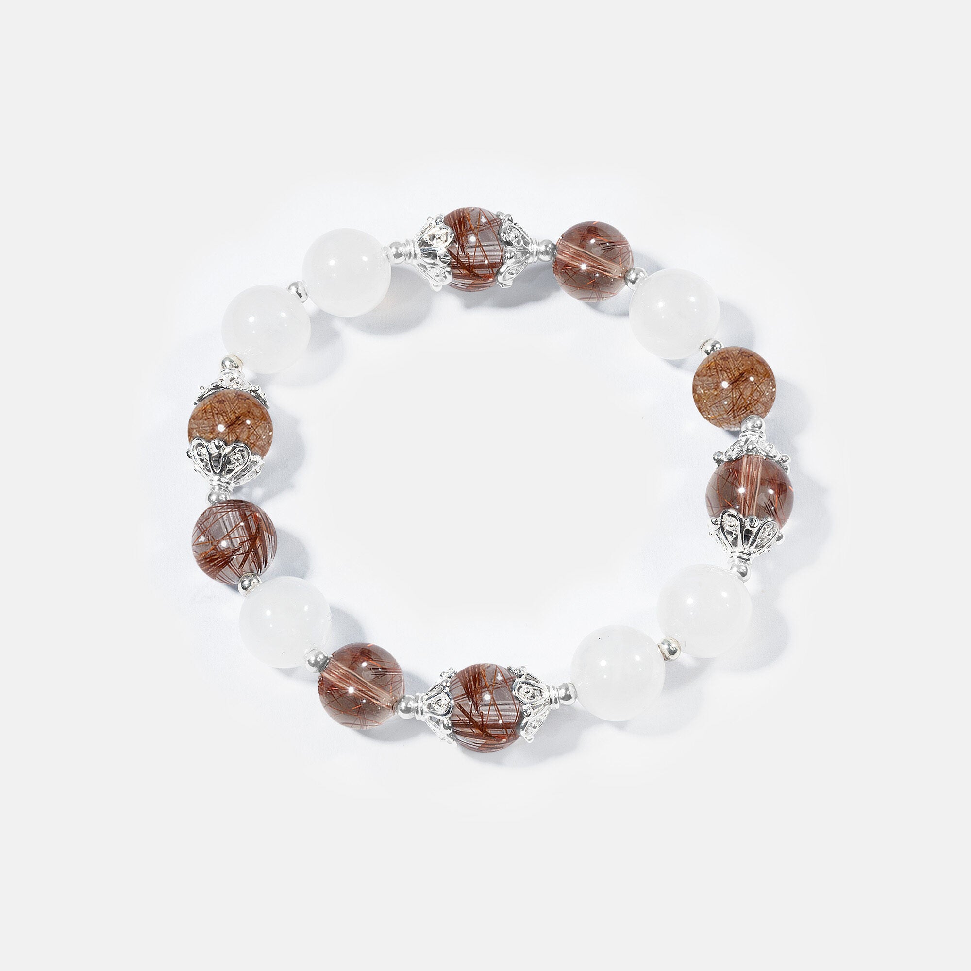 Brown Rutilated Quartz Bracelet 994023