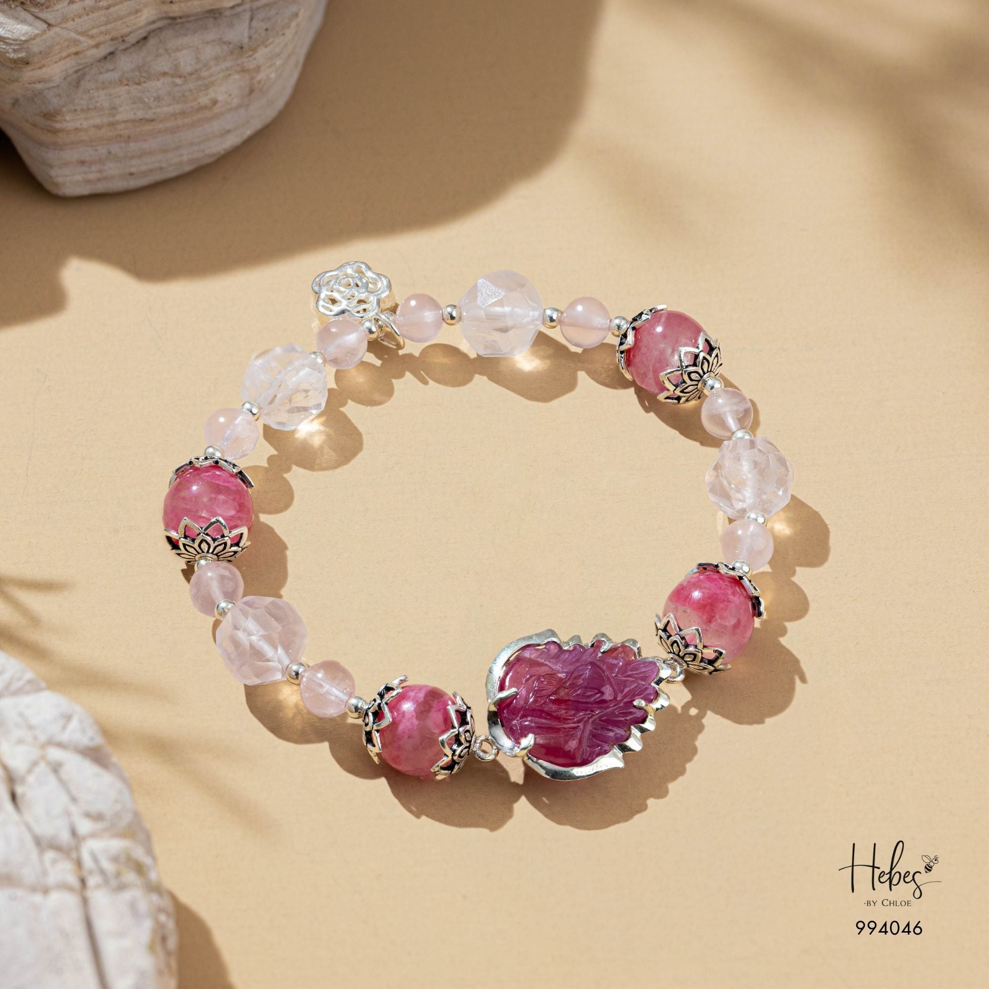 Rhodochrosite Fairy Fox Bracelet 994046