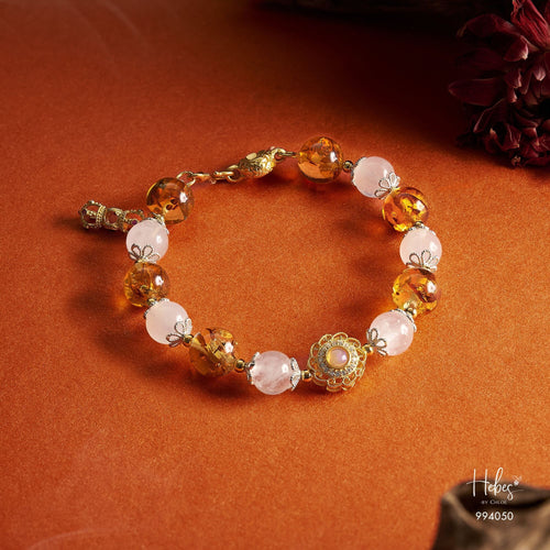 Amber Petal Glow Bracelet 994050