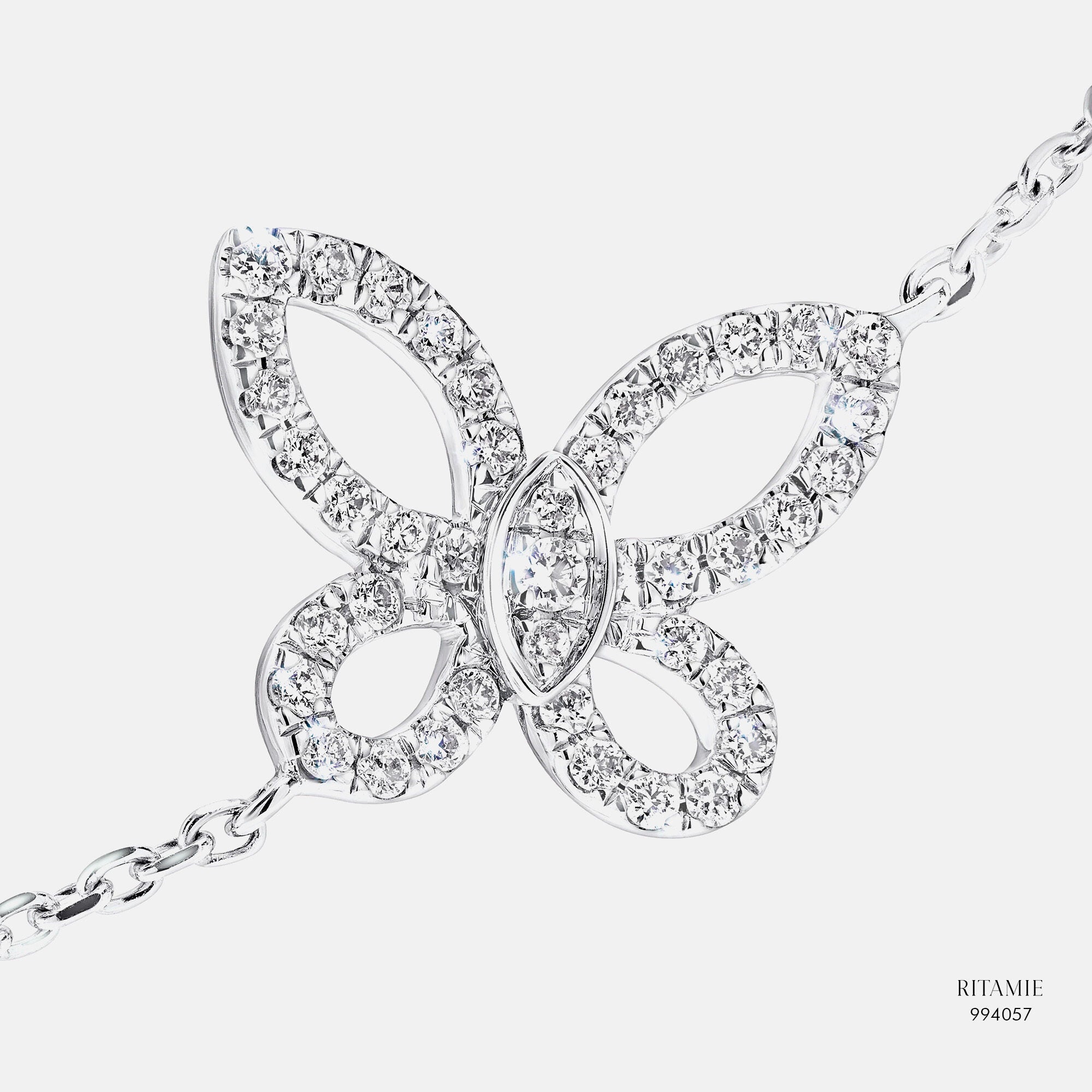Butterfly Whispers Lab-Grown Diamond Bracelet 994057