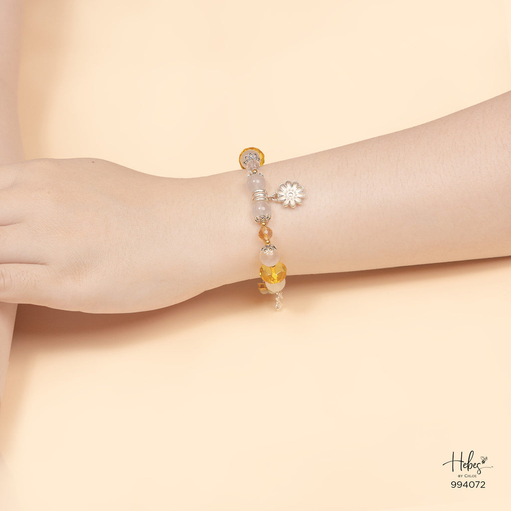 Amber Four-Clover Leaf Bracelet 994072
