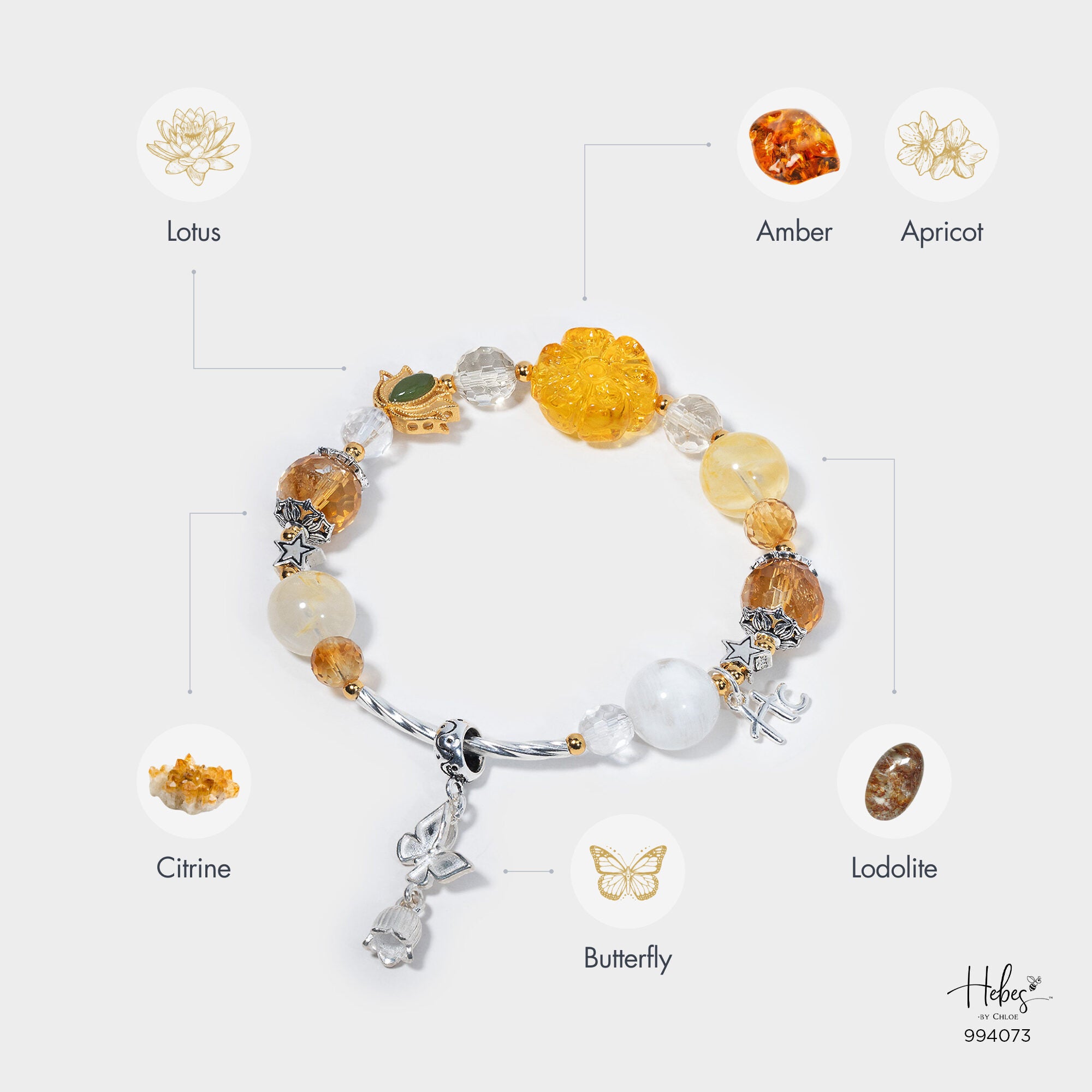 Amber Apricot Bracelet 994073