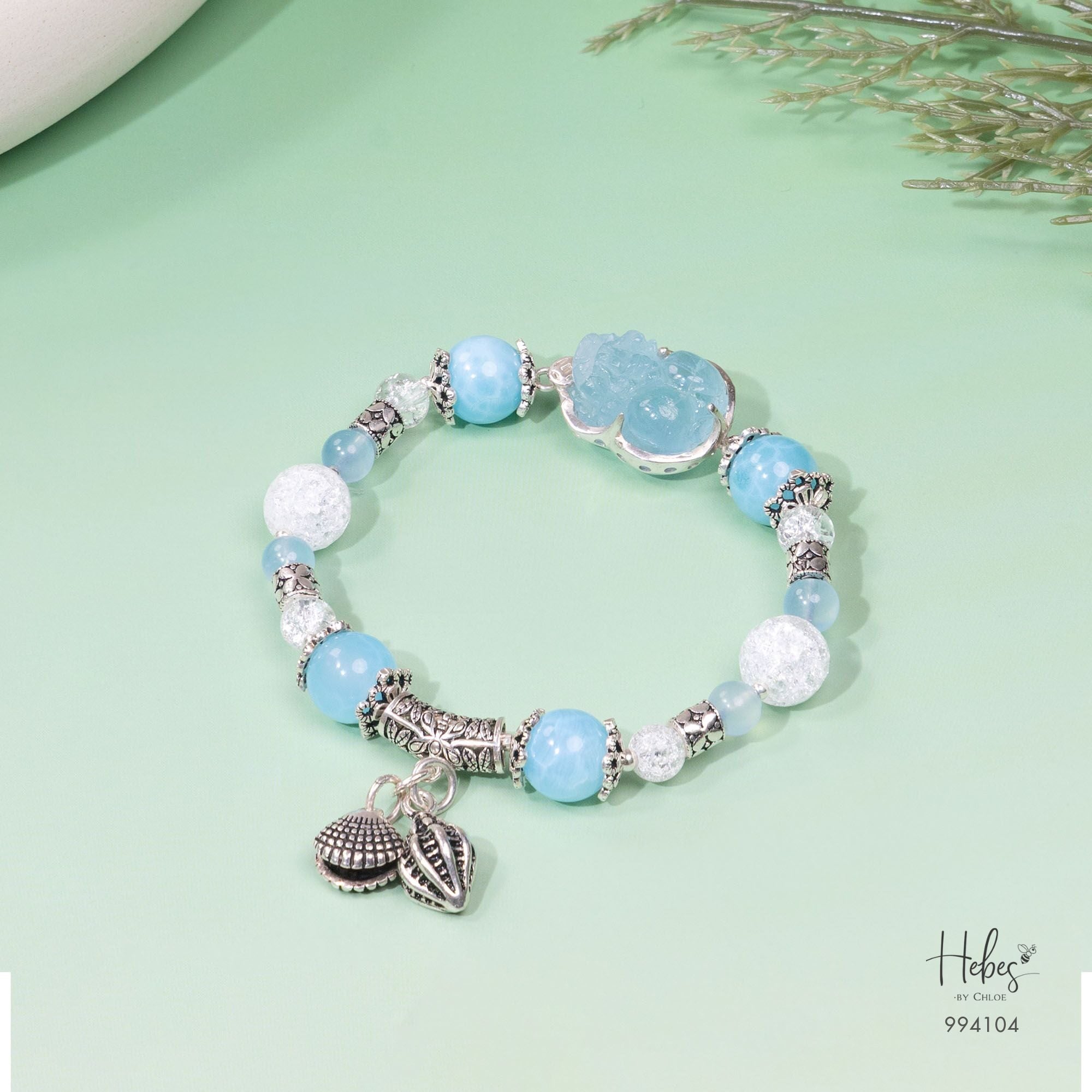 Custom Limited Aquamarine Pixiu Bracelet 994104