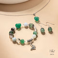 Moonlight Blessing Green Strawberry Quartz Set 994141