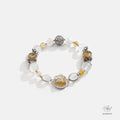 Yellow Rutilated Quartz Money Pouch Bracelet 994191