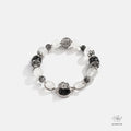 Custom Limited Black Rutilated Quartz Money Pouch Bracelet 994194