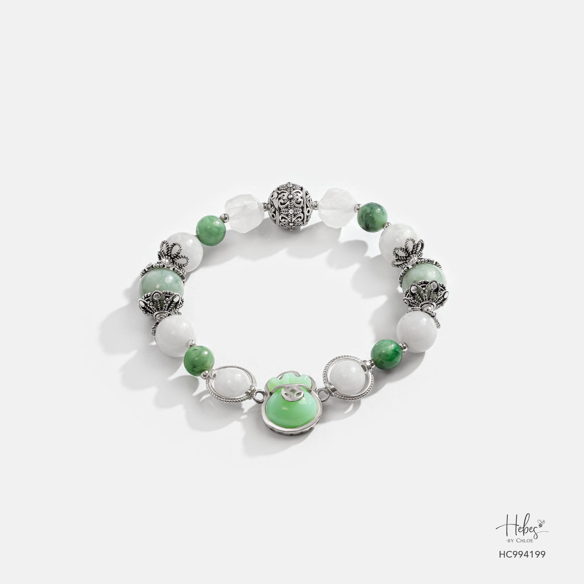 Custom Limited Jade Money Pouch Bracelet 994199