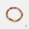 Glimmer Rutilated Quartz Gold Cat Bracelet 994204
