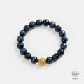The Emperor Blue Tiger Eye Gold Qilin Bracelet 994210