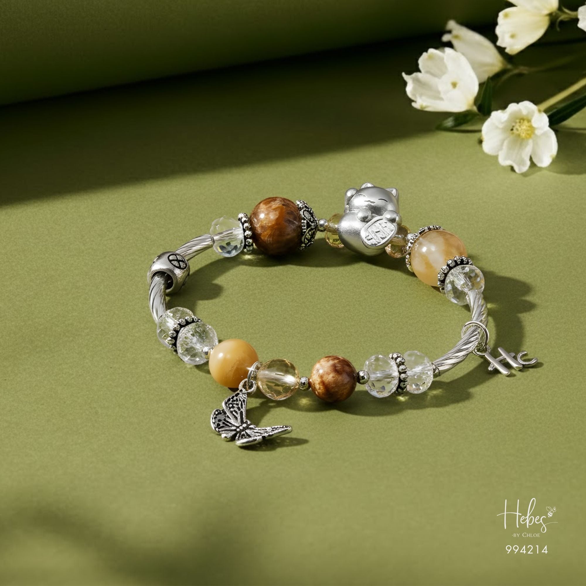 Fortuna Golden Lodolite Blessing Bracelet 994214