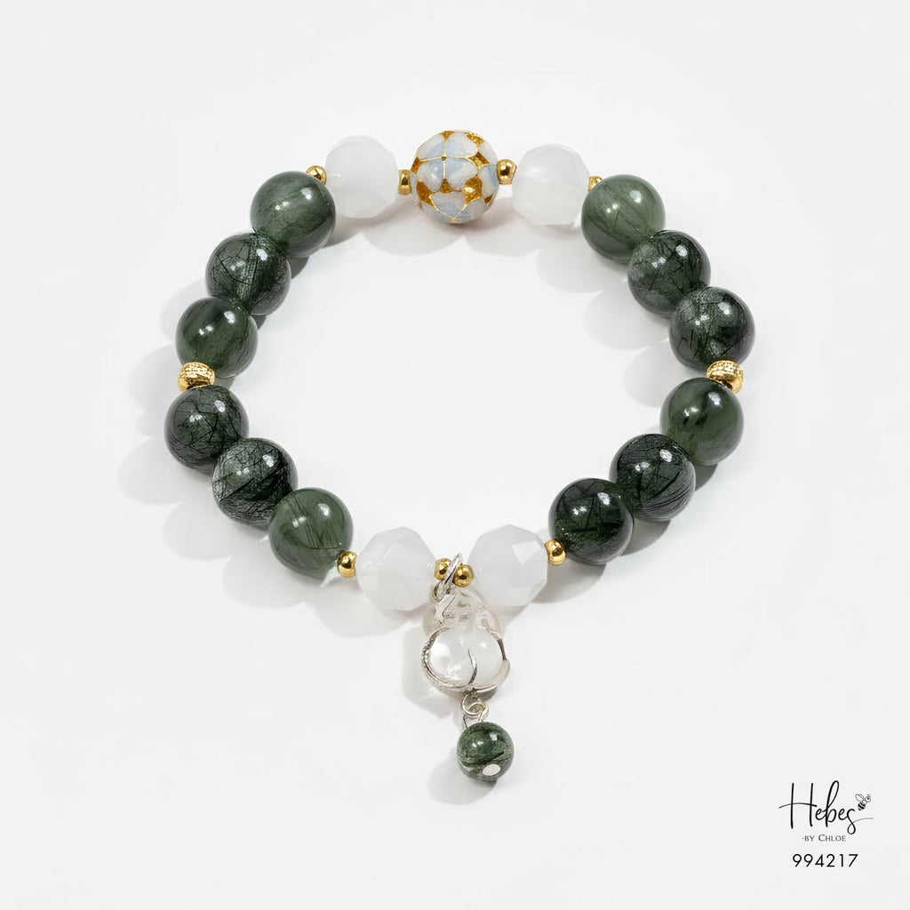 Fortuna Green Rutilated Pixiu Bracelet 994217