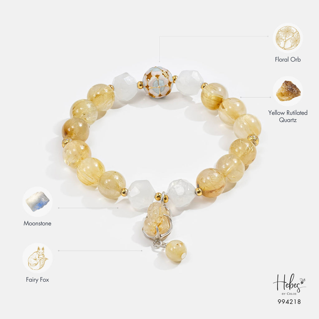 Fortuna Golden Rutilated Pixiu Bracelet 994218