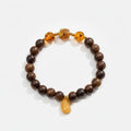 Vietnamese Agarwood Amber with Pixiu Charm Bracelet (8mm) 994224