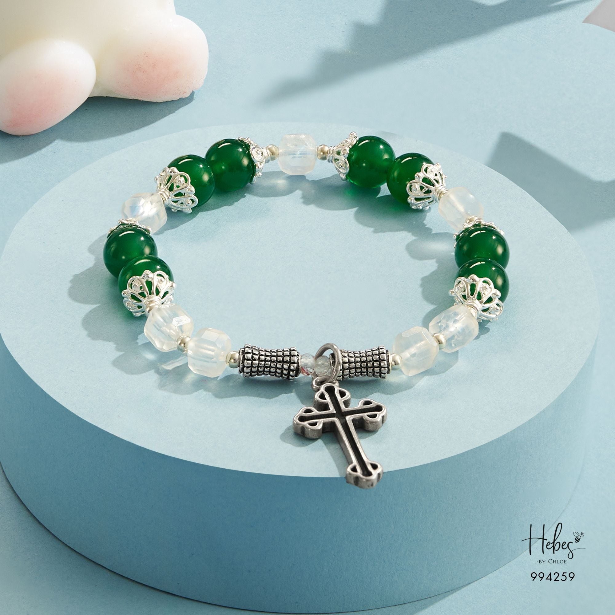 Starlit Guide Green Agate Bracelet 994259