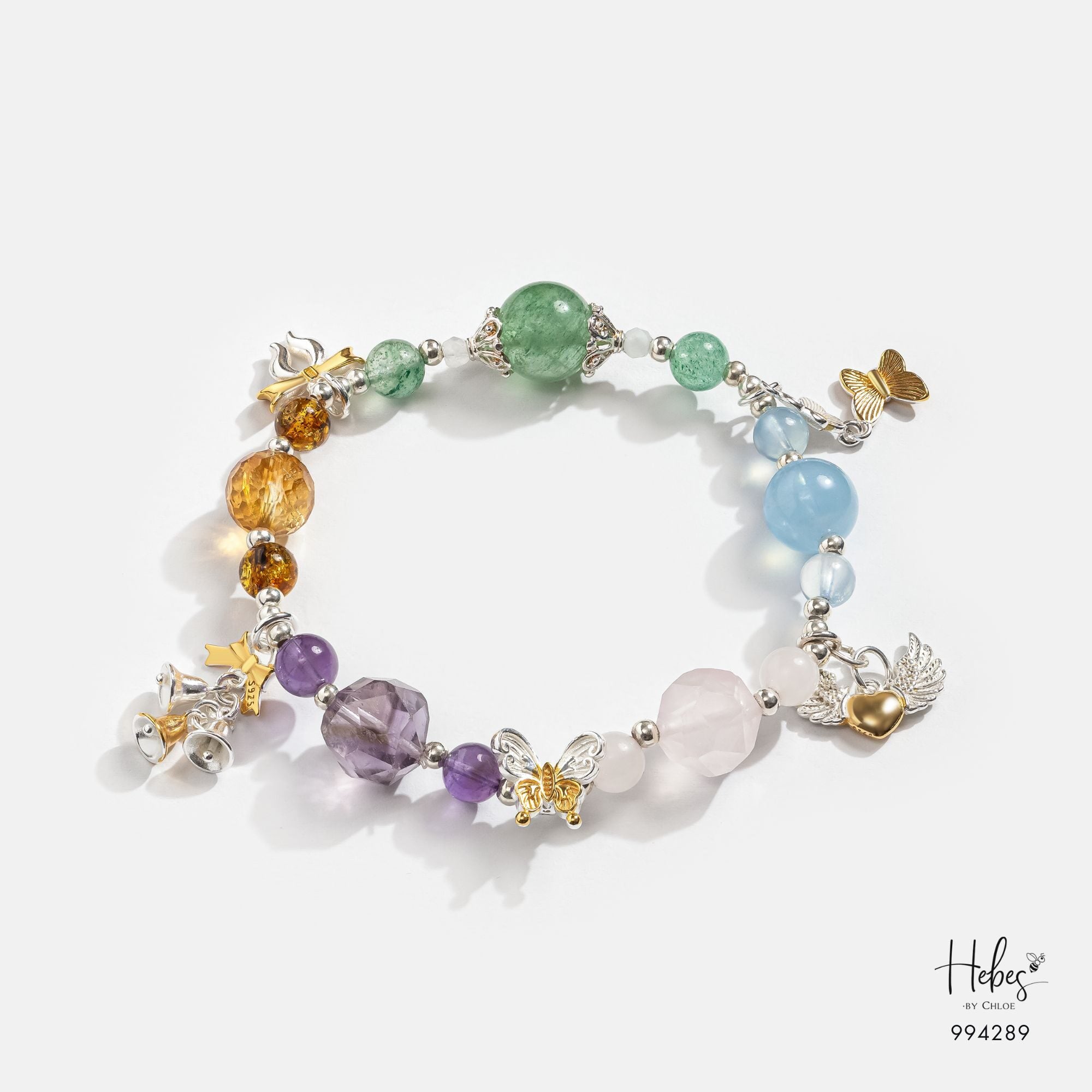 Winter Aurora Multi Healing Stone Bracelet 994289