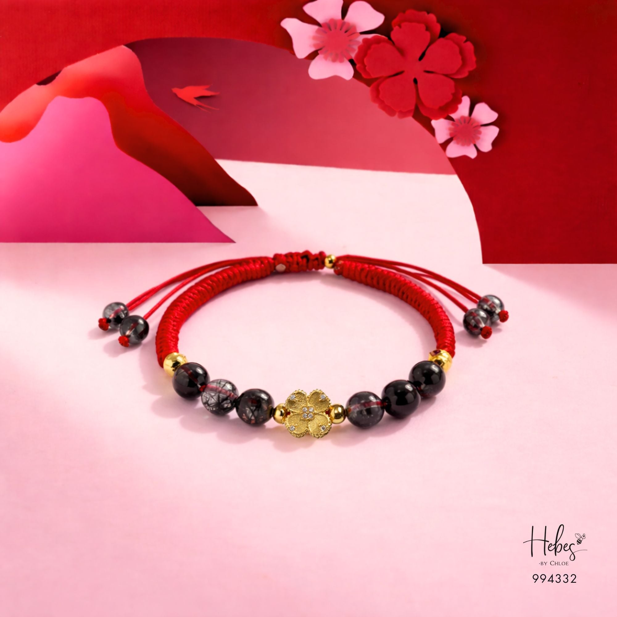 Mantra Black Rutilated Wealth Bracelet 994332