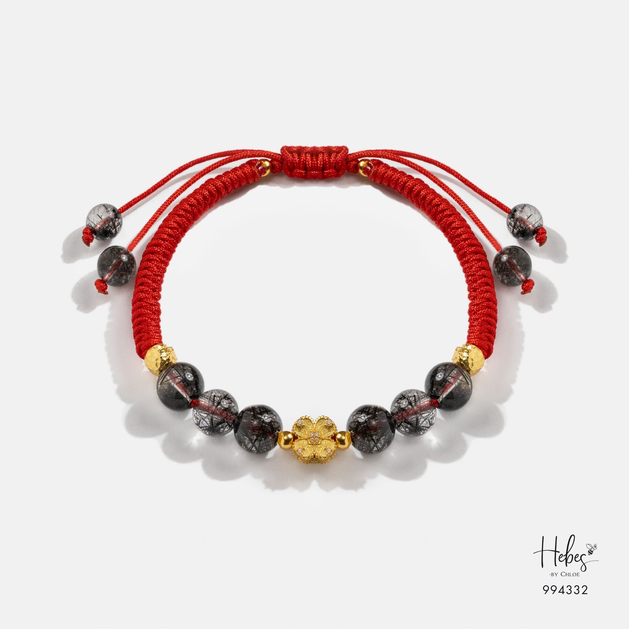Mantra Black Rutilated Wealth Bracelet 994332