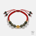 Mantra Green Rutilated Wealth Bracelet 994333