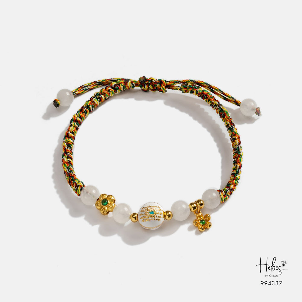Mantra Floral Blessing Five-Color Bracelet 994337