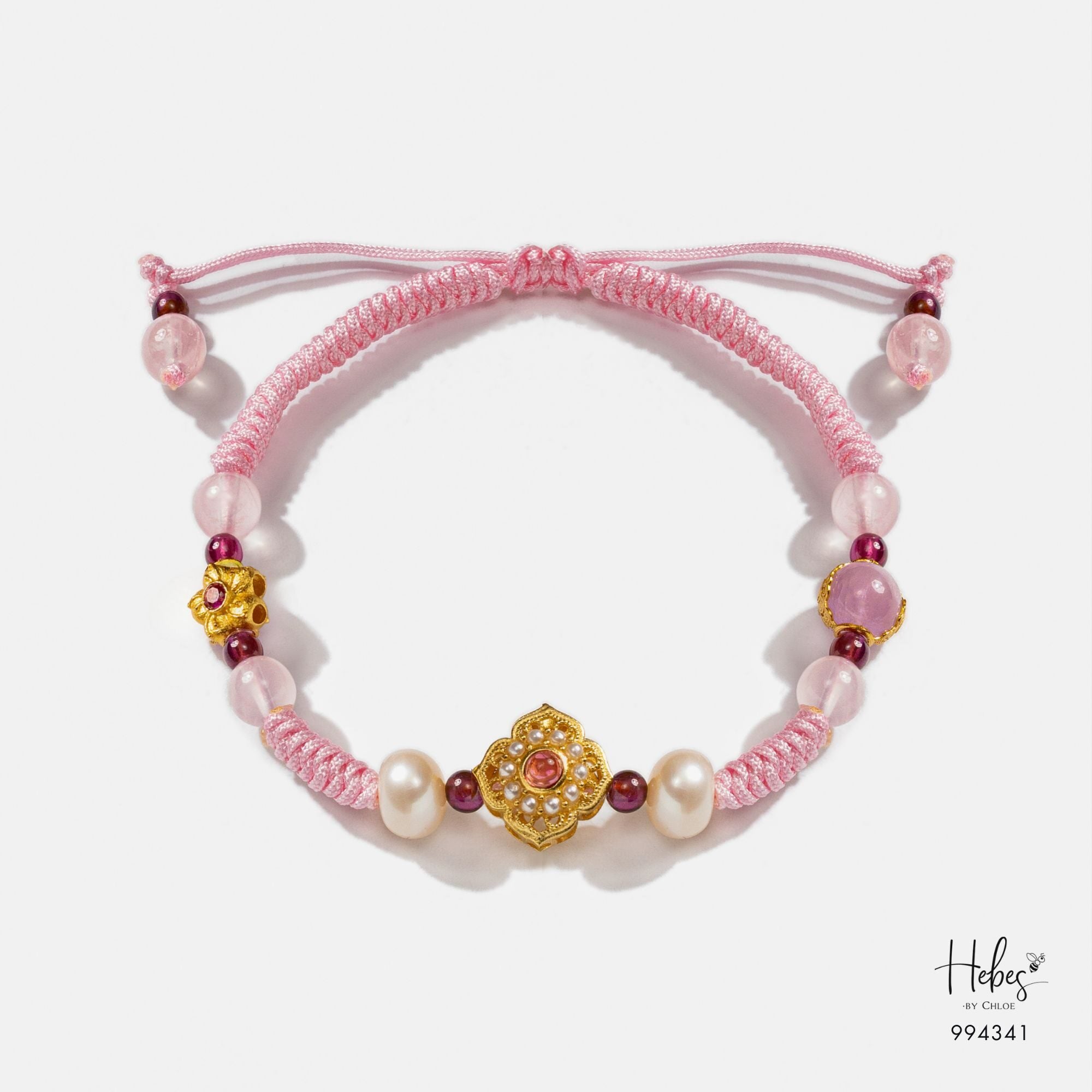 Mantra Love Flow Rose Quartz Bracelet 994341