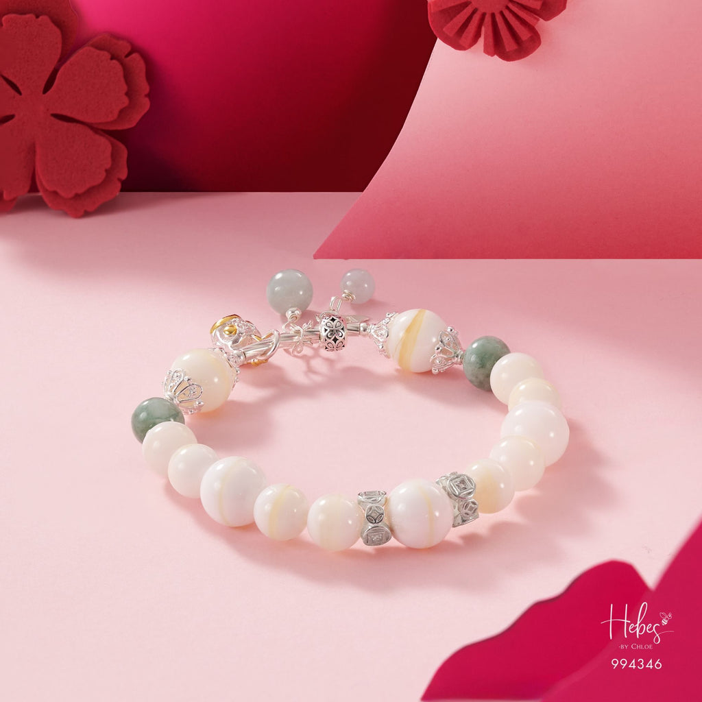 White Shell x Jade Eternal Vitality Bracelet 994346
