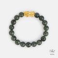 Gold Vermeil Pixiu Green Rutilated Bracelet  (8mm) 994366