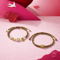 Mantra Harmony Bloom Couple Bracelet 994377