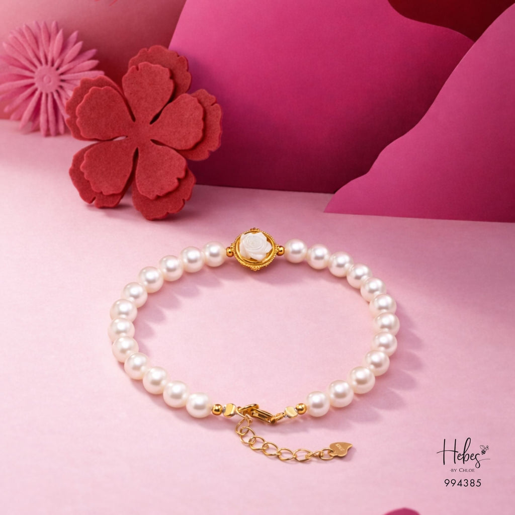 Akoya Pearl Rose Bracelet 994385