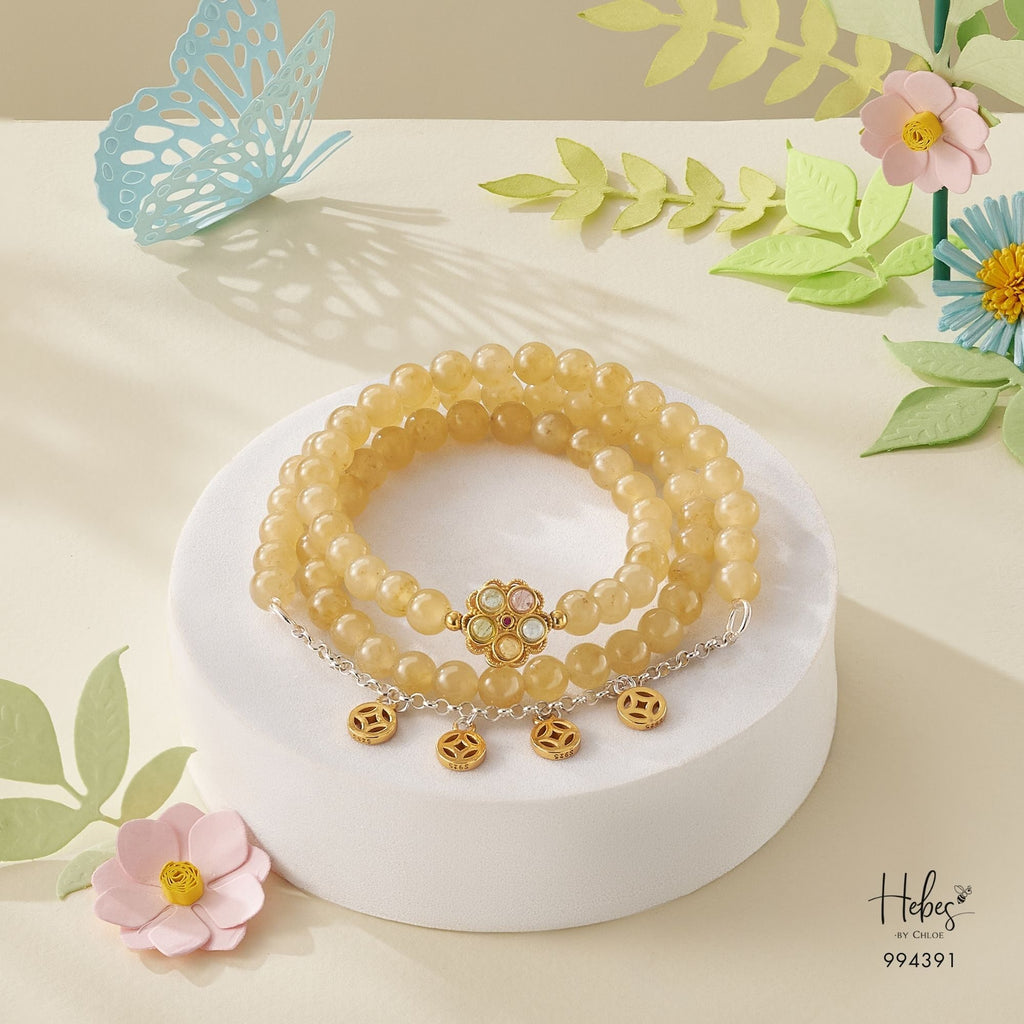 Yellow Jade Sovereign Harvest Bracelet 994391